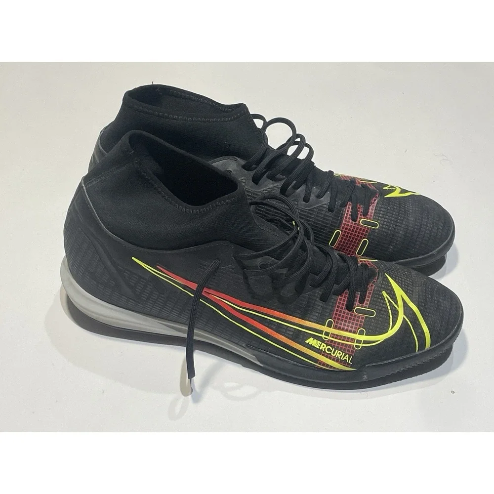 Nike Mercurial Superfly 8 Academy IC CV0847-090 Soccer Sz US 11 Good‎ Used Black